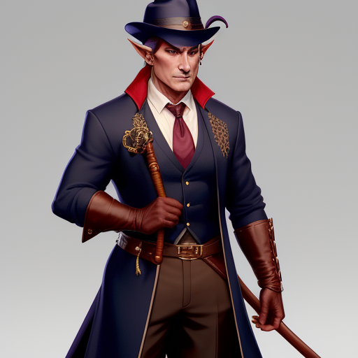 a_middle_aged_male_tiefling_he_has_a_short_posture_Wears_a_hat_and_holds_a_cane_2954049076.png